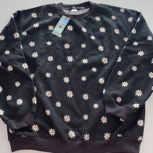 Daisy Street Relaxed Sweatshirt in Daisy Print size 4 US